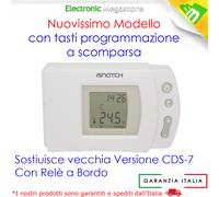 cronotermostato digitale settimanale dieci programmi preimpostati e 10 liberi