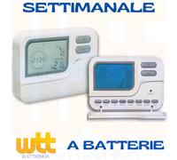 CRONOTERMOSTATO DIGITALE SETTIMANALE PROGRAMMABILE CON DISPLAY LCD