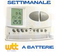 CRONOTERMOSTATO DIGITALE TIMER DISPLAY LCD PROGRAMMABILE SETTIMANALE
