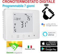 CRONOTERMOSTATO DIGITALE WIFI COLORE BIANCO FISSAGGIO CASSETTA 503