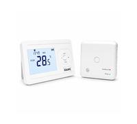 CRONOTERMOSTATO DIGITALE WIRELESS SMART PER CALDAIA CON DISPLAY LCD PROGRA. SETT