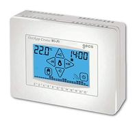 Cronotermostato settimanale bianco WI-FI adsl touch screen 230V- GecApp Crono