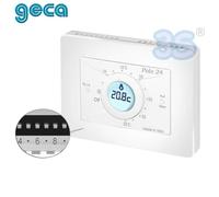 Cronotermostato giornaliero POLO 24 Geca - a parete alimentazione a batteria