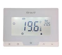 Cronotermostato glam bravo 5/35°c lcd 3,8" mm 124x88x24