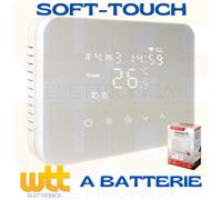 CRONOTERMOSTATO ISNATCH 49693545 SOUFT TOUCH BIANCO DIGITALE SETTIMANALE