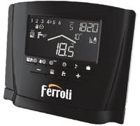 CRONOTERMOSTATO MODULANTE ROMEO NERO COMANDO REMOTO FERROLI 013032XA