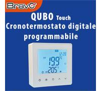 CRONOTERMOSTATO PER AMBIENTE PROGRAMMABILE SETTIMANALE E GIORNALIERO TOUCH