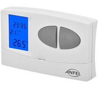 Cronotermostato Programmabile Facile da Usare Caldo Freddo blocco tasti Disp BLUE EASY 7 ANFEL CDE-7