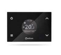 Cronotermostato Seitron da semincasso wifi nero