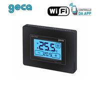 Cronotermostato settimanale antracite WI-FI adsl touch screen 230V- GecApp Crono
