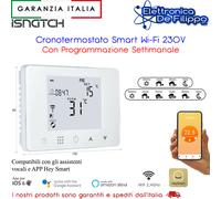 Cronotermostato Smart Wi-Fi 230V Con Programmazione Settimanale
