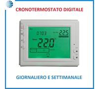 Cronotermostato termostato digitale ambiente caldaia settimanale programmabile