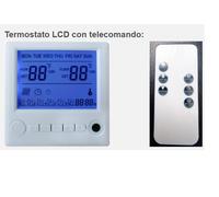 Cronotermostato Termostato Digitale da Parete con Telecomando Sined Bianco