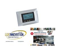 Cronotermostato VIMAR ARKè EIKON IDEA BTICINO LIVING Tecnoswitch CR515GR nero