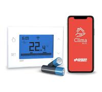 Cronotermostato smart Wi-Fi a batteria bianco Tuo Vemer VE788600