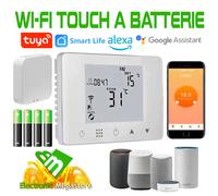 CRONOTERMOSTATO WIFI A BATTERIE PROGRAMMABILE SMARTPHONE APP ALEXA GOOGLE TERMOS