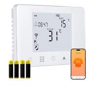 CRONOTERMOSTATO WIFI A BATTERIE PROGRAMMABILE TERMOSTATO CALDAIA SMARTPHONE APP ALEXA DA PARETE O BOX 503 (solo Termostato)