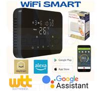 CRONOTERMOSTATO WIFI SMARTPHONE APP ALEXA GOOGLE TERMOSTATO DA PARETE O BOX 503