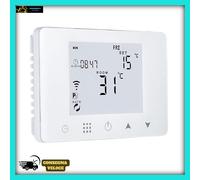 CRONOTERMOSTATO WIFI SMARTPHONE APP GOOGLE ALEXA TERMOSTATO CALDAIA DA PARETE