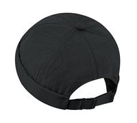 Croogo Cappello a tesa rapida ad asciugatura rapida, leggero, per tutti i giorni, in rete, berretto da marinaio arrotolato, cappello da porto, cappello casual con teschio, Ct81-nero, Taglia unica