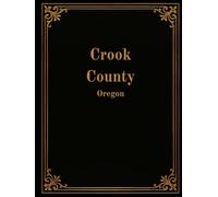 Crook County, Oregon: Minimalist Notebook With the Name of an American County | Lined Paper