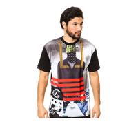 Crooks & Castles Uomo The Son Of Ganci Grafico T-Shirt, Nero, Piccolo