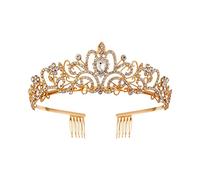 Croona di capelli rotondi gioielli da sposa da sposa per matrimoni per donne accessori per capelli da sposa