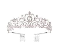 Croona di capelli rotondi gioielli da sposa da sposa per matrimoni per donne accessori per capelli da sposa