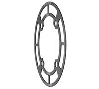 Croovepi Paracatena - Copertura per pignone da ciclismo, in lega di alluminio, design cavo, protezione per bambini su strada posteriore
