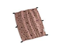 Croozer, Sonnenschutz Double Red Patterned, Telo Parasole, Verde, Unisex-Adult