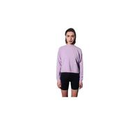 Crop sweat circle get lucky pink lilac