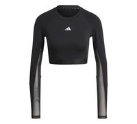 ADIDAS PERFORMANCE Maglia funzionale 'Hyperglam' nero / bianco, Taglia M