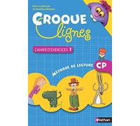 Croque lignes. Méthode de lecture CP. Cahier d'exercices. Per la Scuoluola elementare (Vol. 1): Cahier d'exercices 1