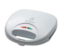 Croque-Monsieur Maker - Apparecchio con piastre triangolari per sandwich - Sandwitch Maker - Croque Machine MosieurBomann ST 5016 CB Sandwich Maker 750 W - Bianco