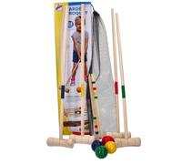 Croquet da giardino WOODY per tutta la famiglia con borsa a rete