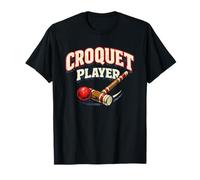Croquet è Il Mio Regalo Divertente per Il Gioco del Prato Maglietta