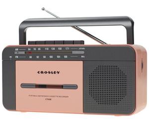 Crosley Cassette Player Rose Gold Radio retrò