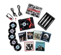 Crosley CR6037BT-RS Rolling Stones RSD3 Mini giradischi con cassa e sei singoli da 7,6 cm