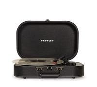 Crosley Discovery - Giradischi portatile Bluetooth, lettore in vinile a 3 velocità, giradischi per la casa per dischi in vinile, altoparlanti stereo integrati e ricevitore Bluetooth, ingresso AUX,