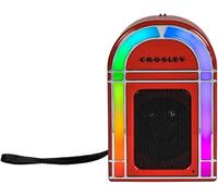 Crosley Mini Jukebox - Altoparlante Bluetooth portatile con 8 ore di riproduzione, altoparlante da viaggio wireless per interni con luci, design retrò con audio audace, altoparlanti ricaricabili USB-C