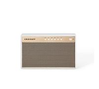 Crosley Montero Retro Bluetooth Speaker - Altoparlante Bluetooth portatile wireless, batteria ricaricabile, 20 W casa, altoparlante esterno, 8 ore di riproduzione musicale, microfono, ingresso AUX,
