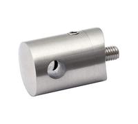 CROSO CN8801130 - Supporto per traverse per filo da 4 mm, attacco dritto, in acciaio inox V4A