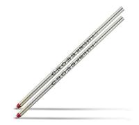 Cross 834283 - Confezione da 2 Ricambio Penna mini traccia medio rosso