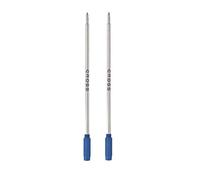 Cross 8511-2 - Ricambio originale standard per penna a sfera, punta media, adatta per la maggior parte delle penne a sfera Cross, confezione da 2, colore: blu