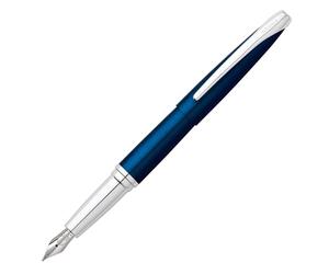 Cross ATX Penna Stilografica Pointe Fine blu