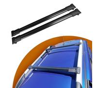 Cross Auto Accessories-Barre Portatutto Compatibili Con Mitsubishi Pajero V60 1999-2006 Alluminio Portapacchi Auto Barre Da Tetto Set 2 Pcs Nero