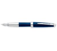 Cross Aventura - Penna stilografica con pennino M, in confezione regalo, colore: Blu