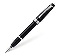 CROSS - Bailey Light Penna stilografica, pennino extra fine. Extra Fine nib Nero lucido