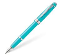 Cross Bailey Light penna stilografica verde acqua, leggero, cromato lucido, capp