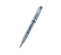 Cross Bailey Light Translucent 8562-1 - Penna a sfera (mina per penna a sfera, tratto M - medio, resistente ai documenti, modello con cappuccio, confezione regalo di alta qualità), traslucido, blu